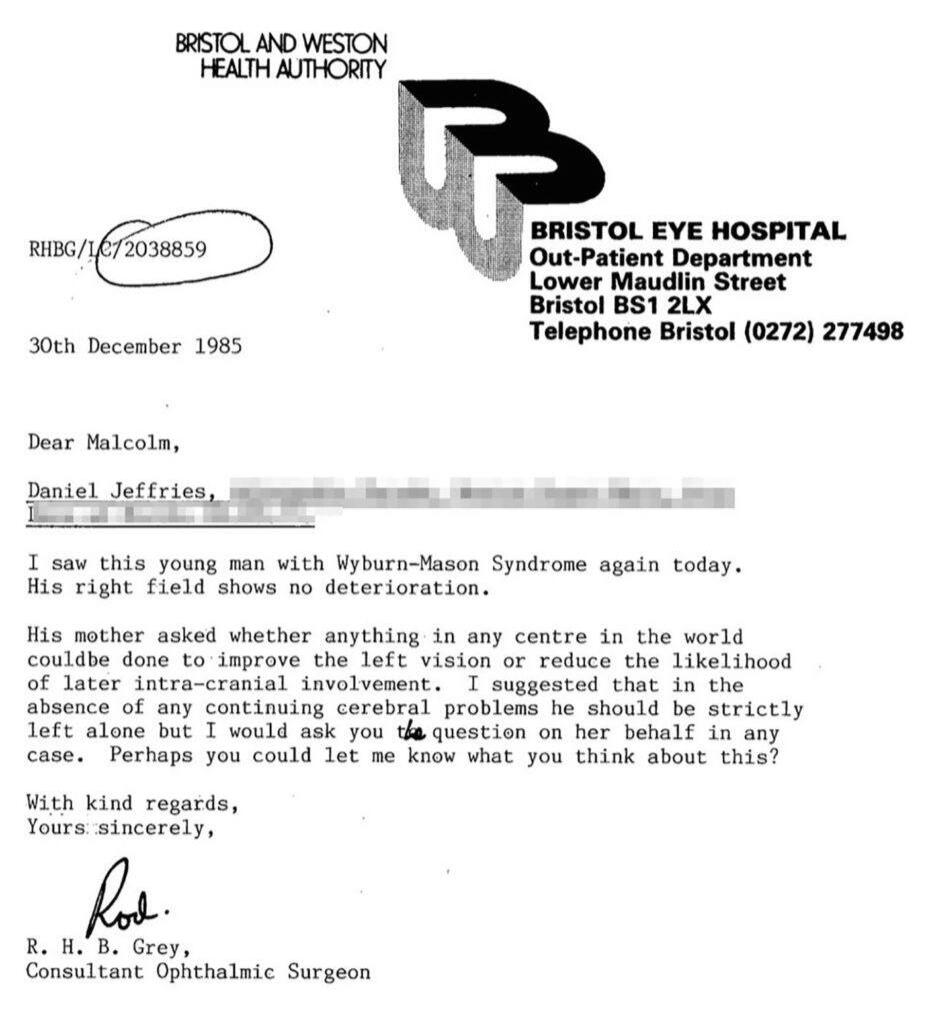 Eye Hospital Letter 2